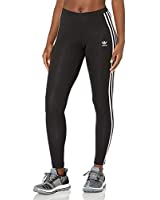 adidas Originals Women's 3 Stripes Legging, Black, XS